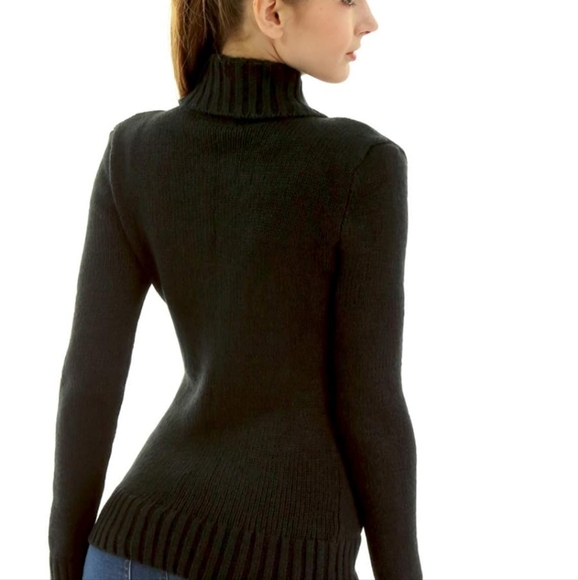 Amelie Boutik military mock neck zip up cardigan - Picture 3 of 5